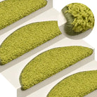 Trapmatten met levering bevat voor veilige en stijlvolle trappen - Groen / 65 x 21 x 4 cm / 15 - Trapmatten