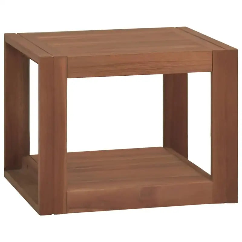 Trendy badkamerkast van massief teakhout met strakke uitstraling - Bruin / 45 x 45 x 35 cm / 1 - Opbergkasten &