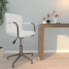 Trendy draaistoel voor kantoor met kunstleer en comfortabel zitplezier - Wit / 1 - Bureaustoelen