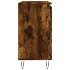Trendy dressoir met bewerkt hout en ijzeren poten voor een tijdloze uitstraling - Dressoirs & buffetkasten