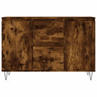 Trendy dressoir met bewerkt hout en ijzeren poten voor een tijdloze uitstraling - Dressoirs & buffetkasten