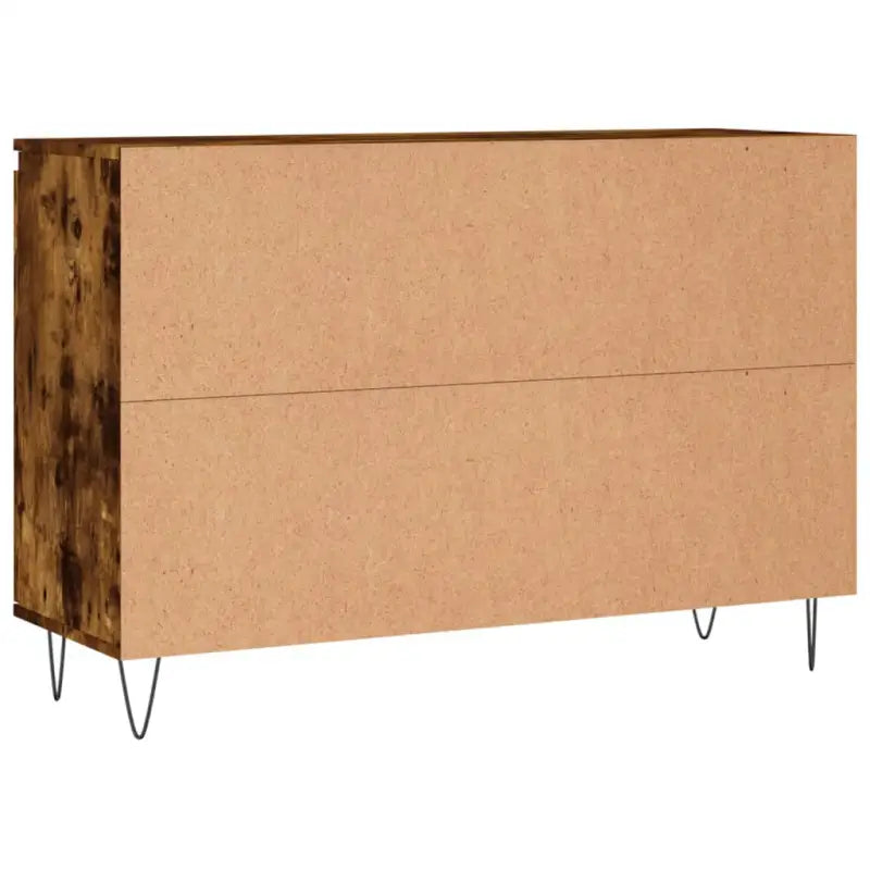 Trendy dressoir met bewerkt hout en ijzeren poten voor een tijdloze uitstraling - Dressoirs & buffetkasten