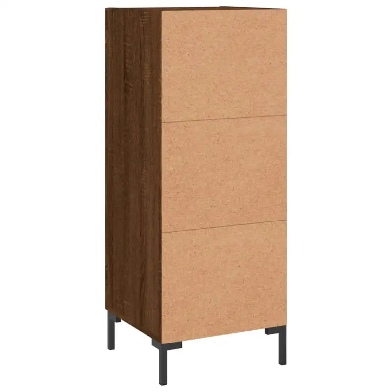 Trendy dressoir met metalen poten en bewerkt hout voor een tijdloze uitstraling - Dressoirs & buffetkasten