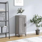 Trendy dressoir met metalen poten en bewerkt hout voor een tijdloze uitstraling - Grijs sonoma / 1 - Dressoirs &