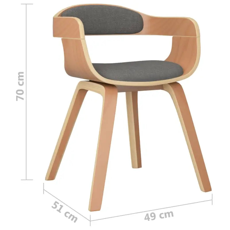 Trendy eetkamerstoelen met gebogen hout en ergonomisch ontwerp - Eetkamerstoelen