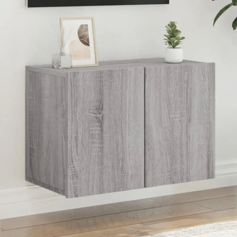 Trendy en duurzame tv-meubel van bewerkt hout - Grijs sonoma / 1 / 60 cm - Tv-meubels