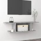 Trendy en praktische hangende tv-meubel voor in je woonkamer - Betongrijs / 1 - Tv-meubels