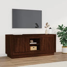 Trendy en stabiel tv-meubel van bewerkt hout voor elke woonkamer - bruin eikenkleur / 1 - Tv-meubels