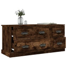 Trendy en stevig tv-meubel van bewerkt hout voor je woonkamer - Tv-meubels