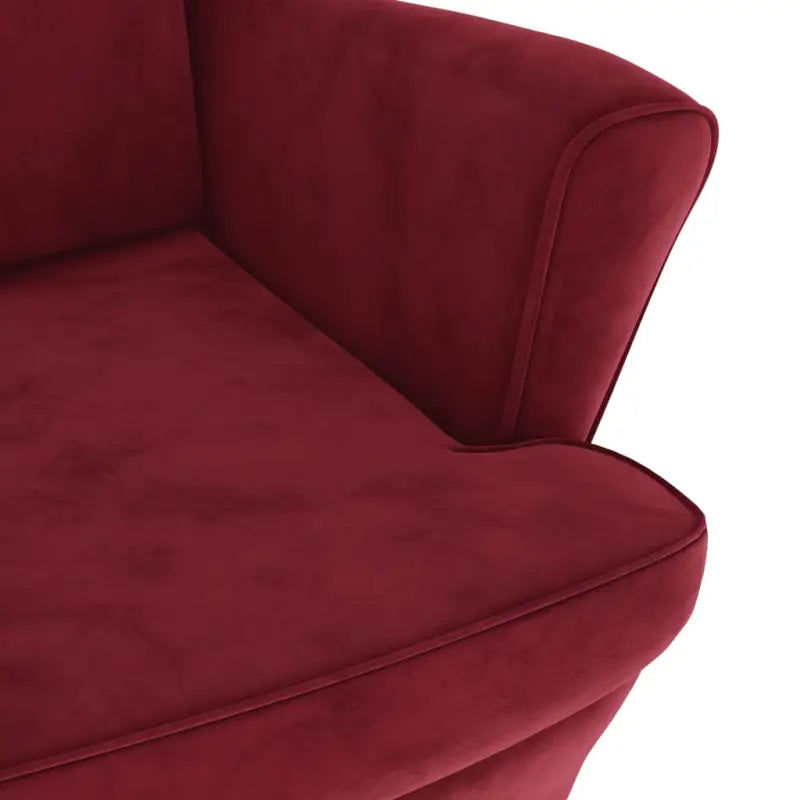 Trendy Fluweel Fauteuil met Comfortabele Hoogte Armleuning - Fauteuils & Relaxfauteuils