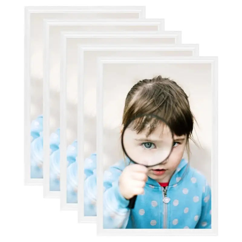 Trendy fotolijsten voor een stijlvolle muurdecoratie - Wit / 13 x 18 cm / 5 - Fotolijstjes