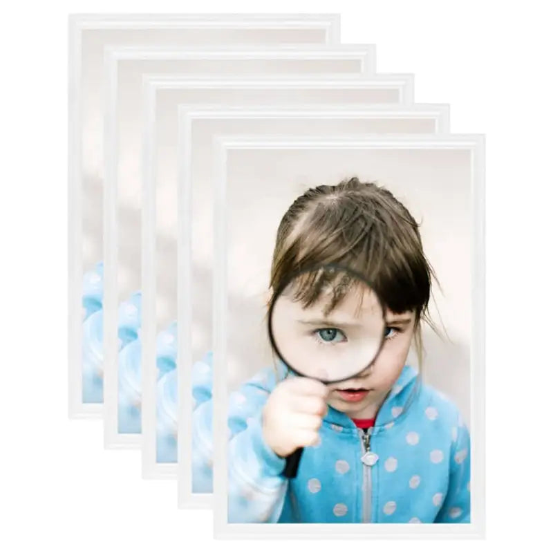 Trendy fotolijsten voor een stijlvolle muurdecoratie - Wit / 21 x 29.7 cm / 5 - Fotolijstjes