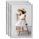 Trendy fotolijsten voor een stijlvolle muurdecoratie - Zilver / 21 x 29.7 cm / 3 - Fotolijstjes
