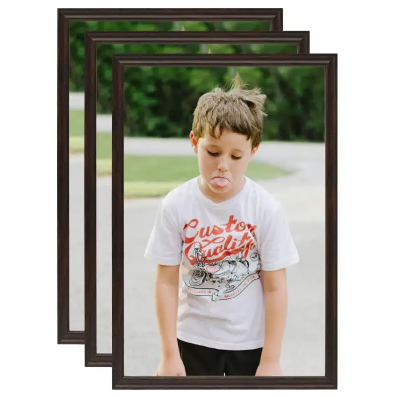 Trendy fotolijsten voor een stijlvolle muurdecoratie - Zwart / 21 x 29.7 cm / 3 - Fotolijstjes