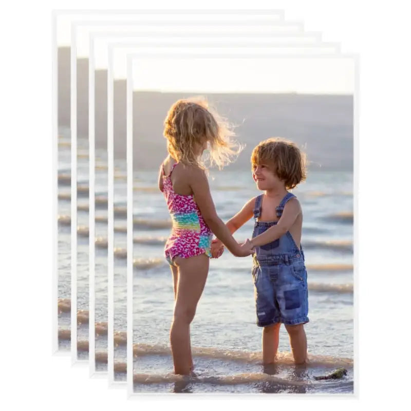 Trendy fotolijsten voor stijlvolle en levendige interieurdecoratie - Wit / 70 x 90 cm / 5 - Fotolijstjes