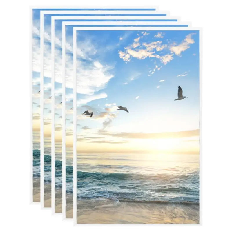 Trendy fotolijsten voor stijlvolle en levendige interieurdecoratie - Wit / 13 x 18 cm / 5 - Fotolijstjes