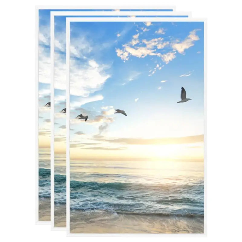 Trendy fotolijsten voor stijlvolle en levendige interieurdecoratie - Wit / 10 x 15 cm / 3 - Fotolijstjes