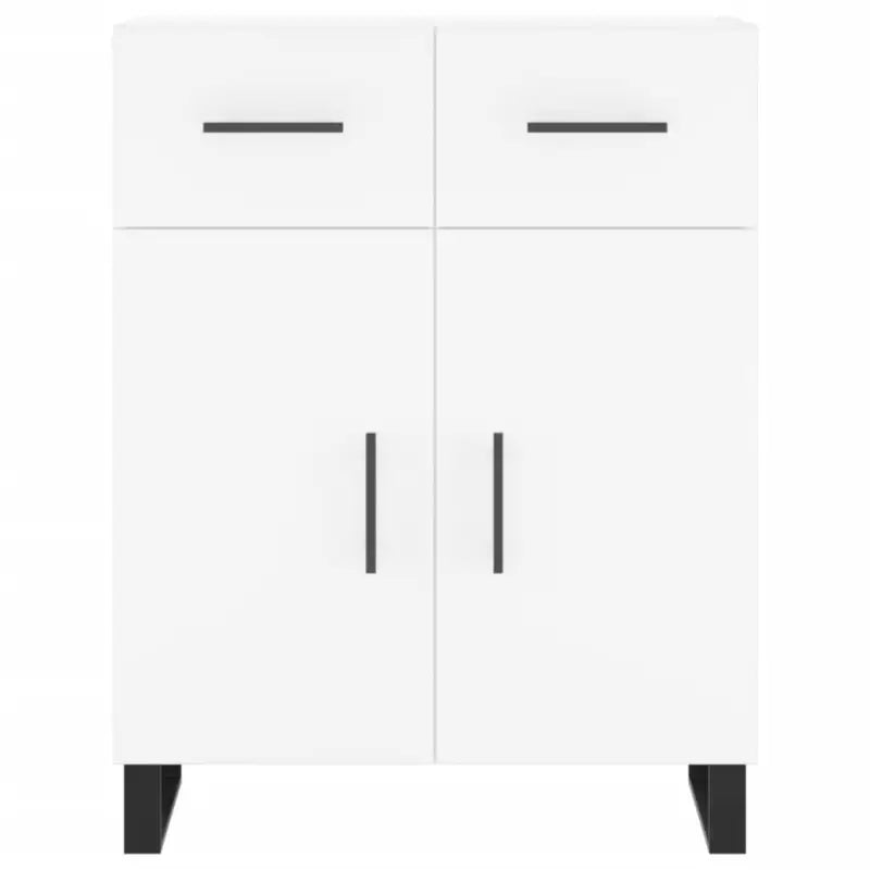 Trendy hoge kast in bewerkt hout met duurzame en stabiele afwerking - Dressoirs & buffetkasten