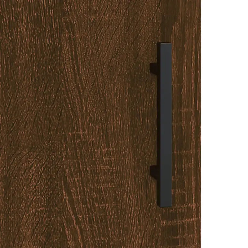Trendy hoge kast van bewerkt hout met duurzame charme - Dressoirs & buffetkasten