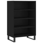 Trendy hoge kast van bewerkt hout met duurzame charme - Dressoirs & buffetkasten