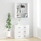 Trendy hoge kast van bewerkt hout met duurzame kwaliteit - Dressoirs & buffetkasten