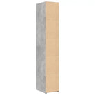 Trendy hoge kast van bewerkt hout met elegante uitstraling - Dressoirs & buffetkasten