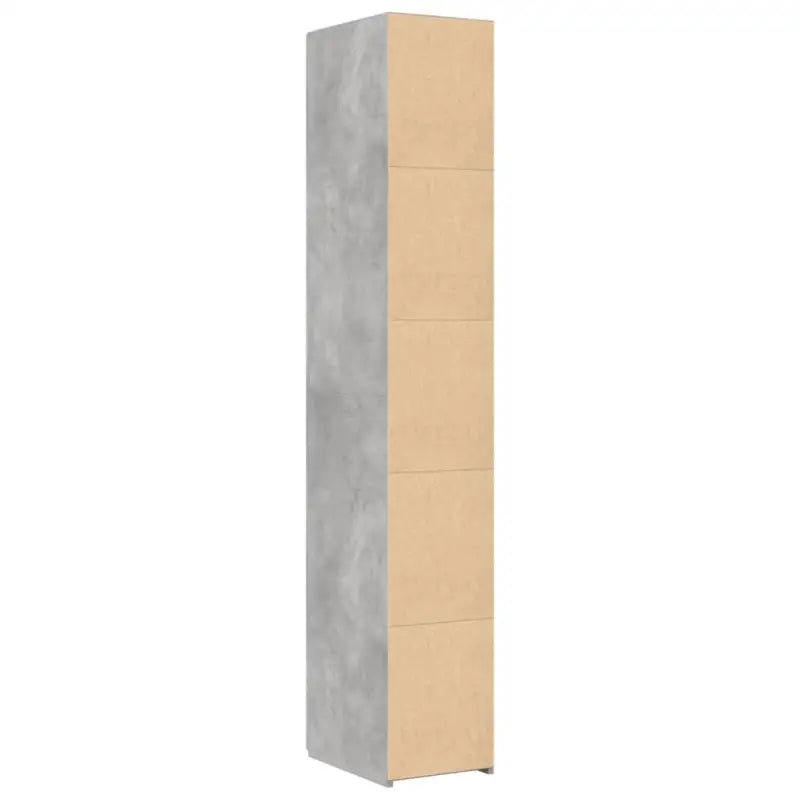 Trendy hoge kast van bewerkt hout met elegante uitstraling - Dressoirs & buffetkasten