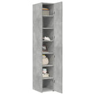 Trendy hoge kast van bewerkt hout met elegante uitstraling - Dressoirs & buffetkasten