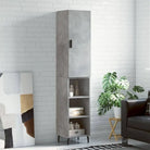 Trendy hoge kast van bewerkt hout voor een uniek interieur - Dressoirs & buffetkasten
