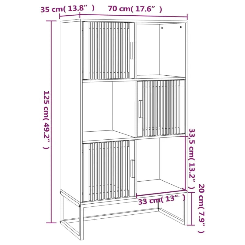 Trendy hoge kast van bewerkt hout voor je bestaande interieur - Opbergkasten & lockerkasten