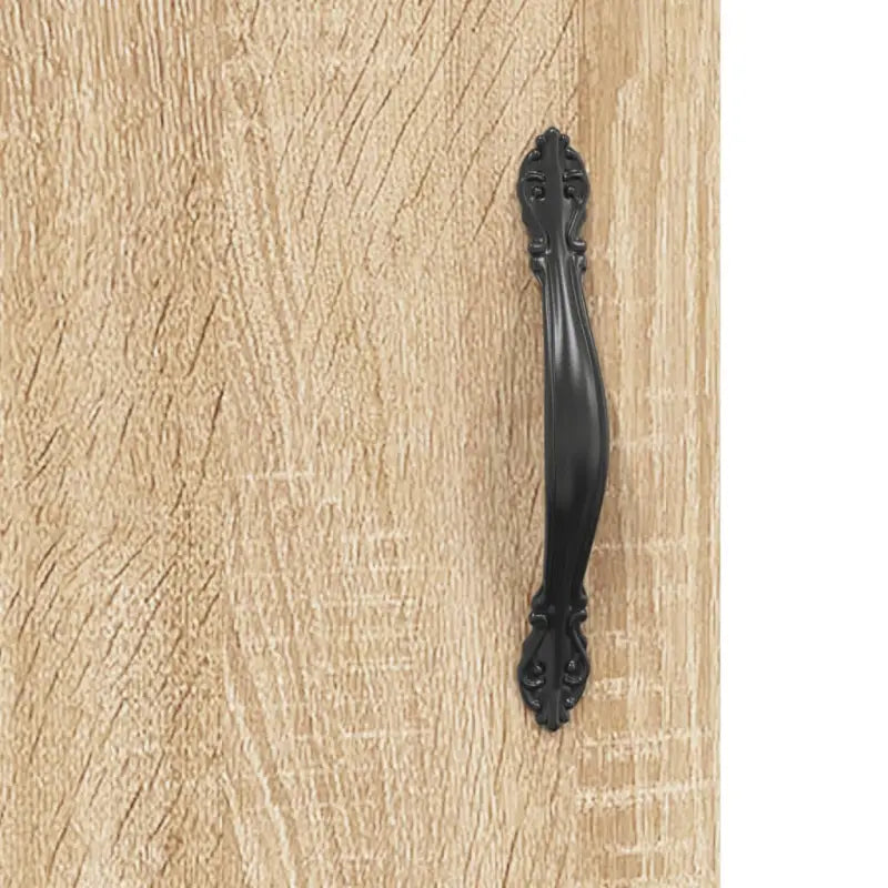 Trendy hoge kast van duurzaam bewerkt hout met charmante uitstraling - Dressoirs & buffetkasten