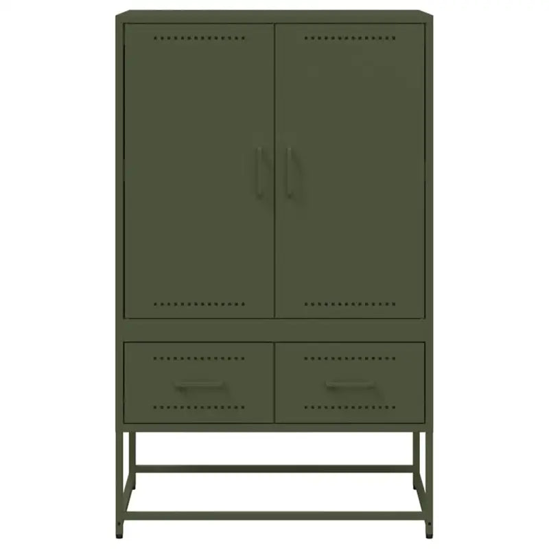 Trendy hoge kast van duurzaam staal voor een elegante uitstraling - Dressoirs & buffetkasten