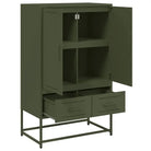 Trendy hoge kast van duurzaam staal voor een elegante uitstraling - Dressoirs & buffetkasten