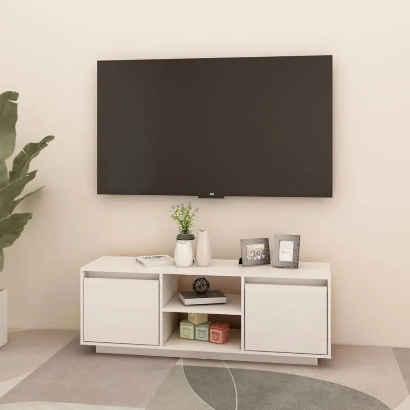 Trendy massief grenenhout TV-meubel voor elegant en duurzaam interieur - Tv-meubels