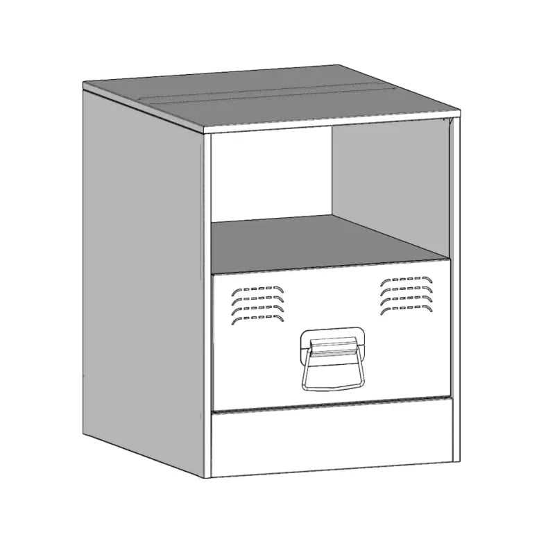 Trendy nachtkastje met koudgewalst staal voor een tijdloze uitstraling - Nachtkastjes