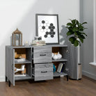 Trendy ontwerp dressoir in bewerkt hout gemakkelijk schoon en stijlvol - Dressoirs & buffetkasten