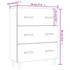 Trendy ontwerp dressoir met bewerkt hout en gemakkelijk schoon te maken - Dressoirs & buffetkasten