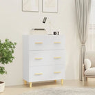 Trendy ontwerp dressoir met bewerkt hout en gemakkelijk schoon te maken - Wit / 1 - Dressoirs & buffetkasten