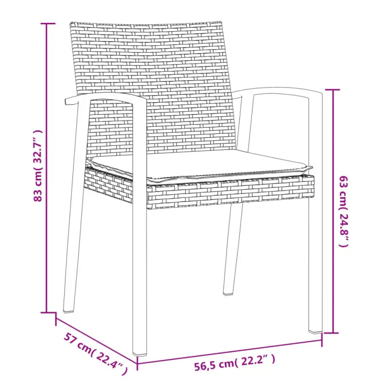 Trendy Poly Rattan Tuinstoelen voor een stijlvolle tuin of terras - Tuinstoelen