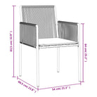Trendy poly rattan tuinstoelen voor een stijlvolle tuin of terras - Tuinstoelen