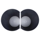 Trendy praktische afvalbak met twee afvalbakken voor scheiding - Zwart / 2 - Prullenbakken