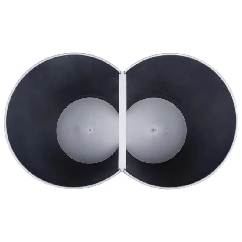 Trendy praktische afvalbak met twee afvalbakken voor scheiding - Zwart / 2 - Prullenbakken