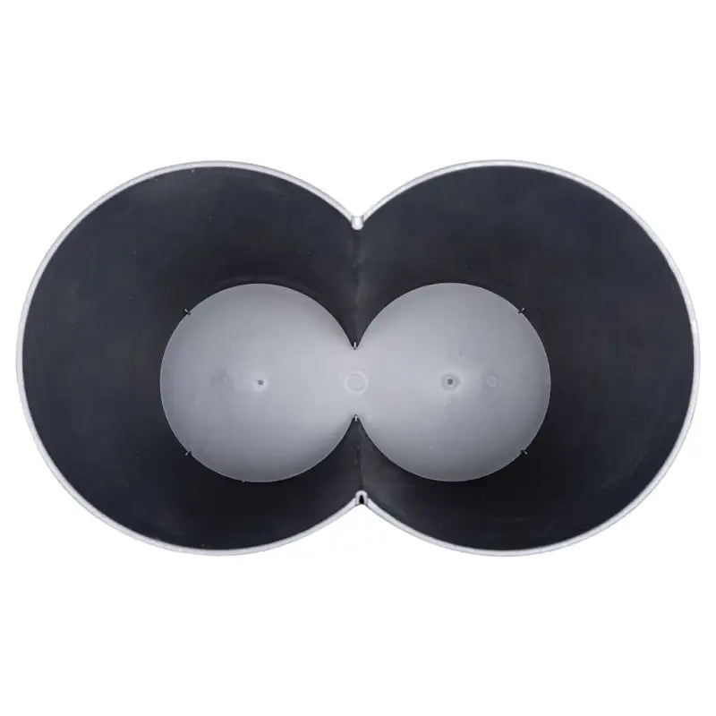 Trendy praktische afvalbak met twee afvalbakken voor scheiding - Zwart / 2 - Prullenbakken