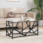 Trendy salontafel met glazen blad voor elegante woonkamerdecoratie - Zwart / 1 - Salontafels