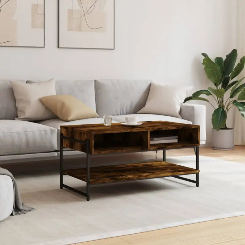 Trendy salontafel van bewerkt hout voor binnen handbereik - Salontafels