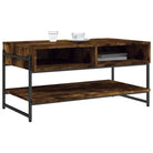 Trendy salontafel van bewerkt hout voor binnen handbereik - Salontafels