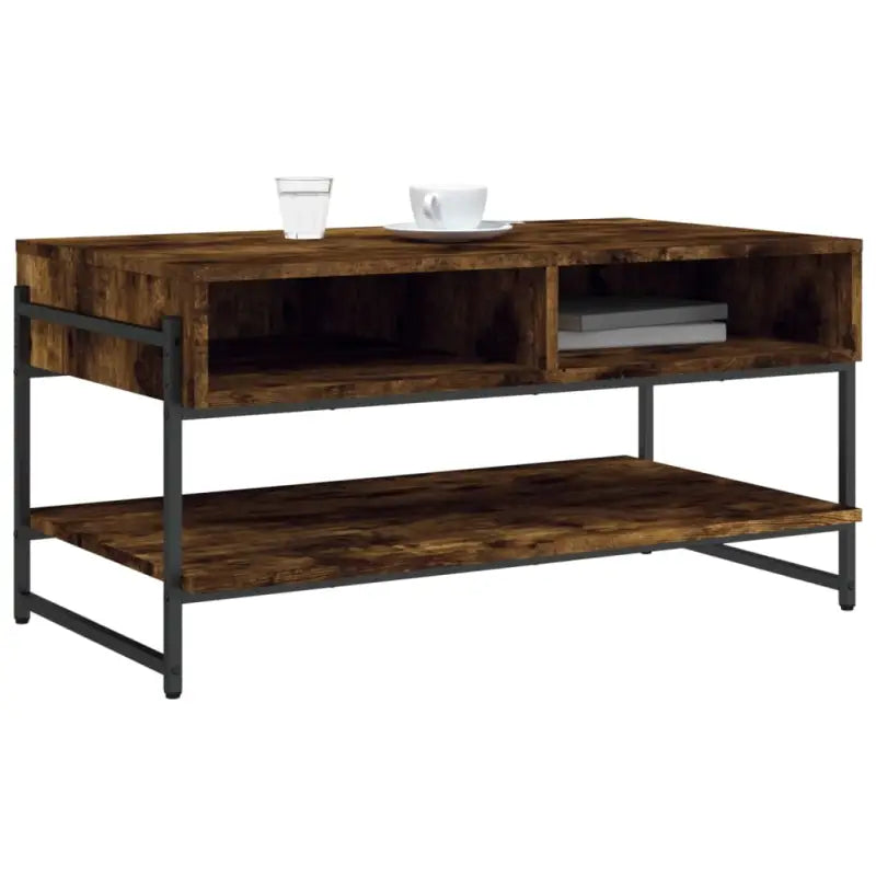 Trendy salontafel van bewerkt hout voor binnen handbereik - Salontafels