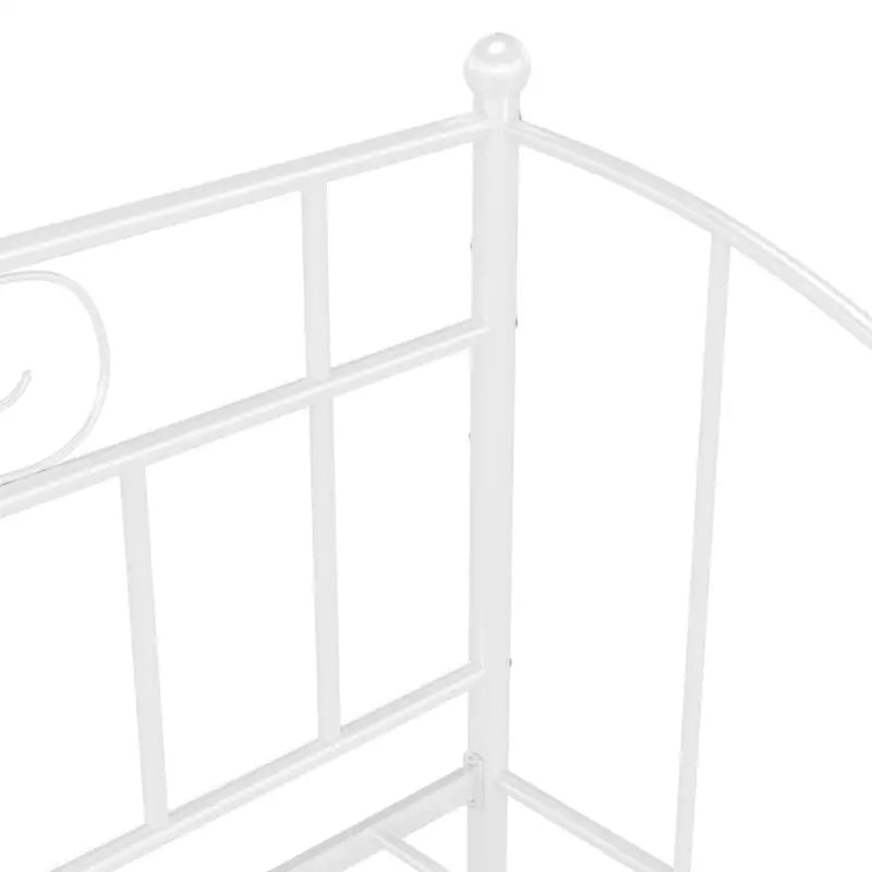 Trendy slaapbank voor overdag zit en ’s nachts bed - Wit - Bedden & bedframes