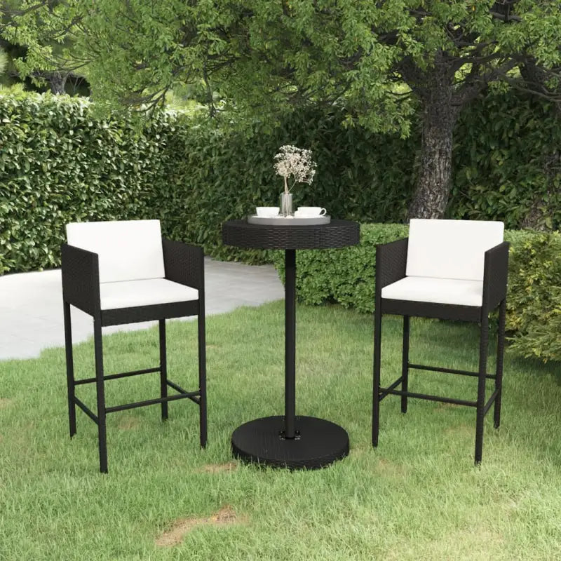 Trendy tuinbarset van waterbestendig PE-rattan voor gezellige buitenmomenten - Tuinsets