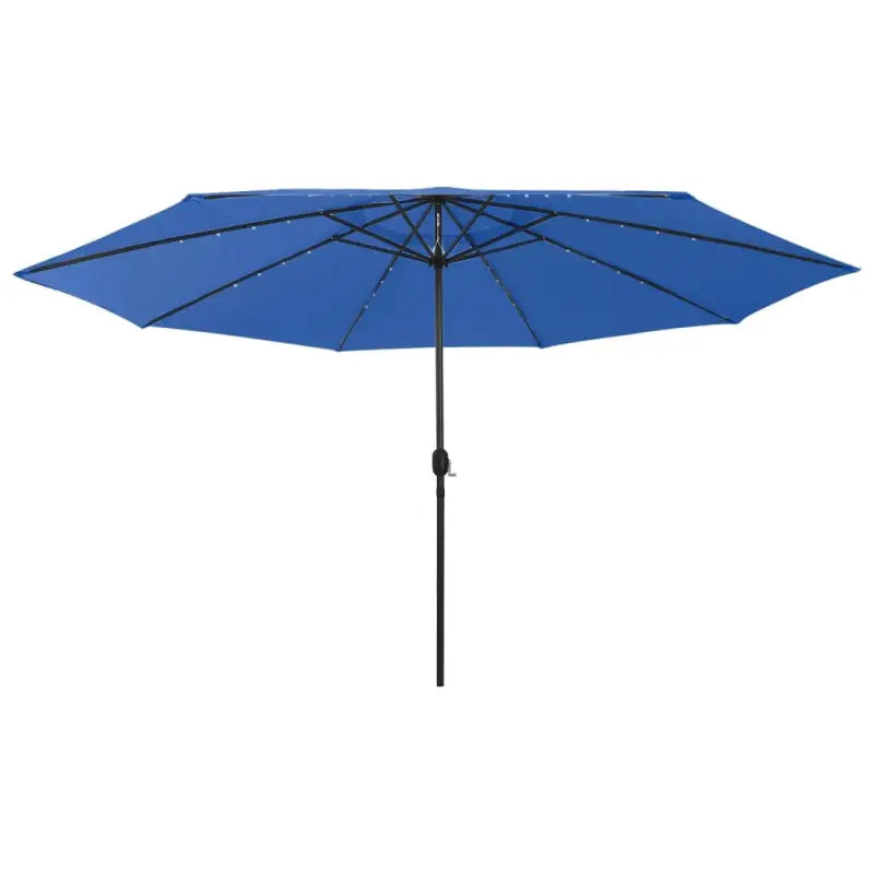 Trendy tuinparasol met LED-verlichting voor schaduw en UV-bescherming - azuurblauw / 1 - Parasols en zonneschermen